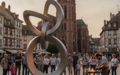 Sculpture acier moderne : un nouvel élan à Mulhouse ce printemps